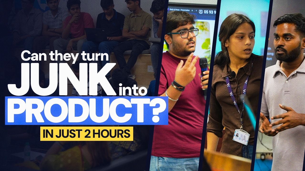 Students Turned Scrap Into a Product in 2 Hours.